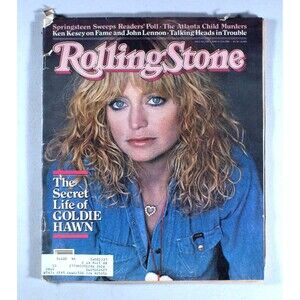 Rolling Stone Magazine No.338 • Goldie Hawn • March 1991 • John Lennon Passing